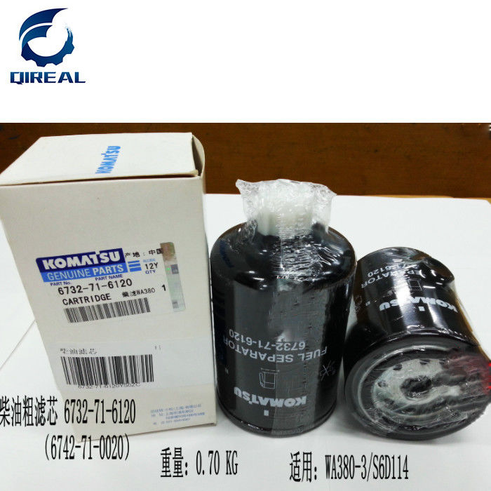 6732716120 6732-71-6120 Fuel Water Separator For WA380-3 / S6D114